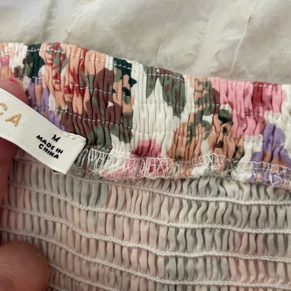 O. Vianca Floral Ruched Skirt - Picture 6 of 8